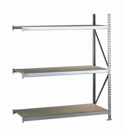 META MINI-RACK Anbauregal 2200 x 2600 x 800 mm, 3 Ebenen, Stahlpaneelauflage