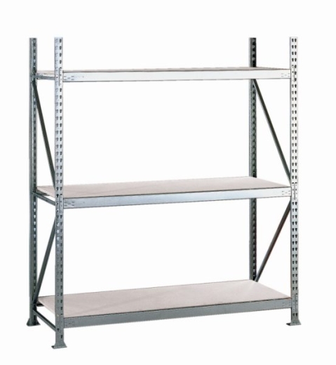 META MINI-RACK Grundregal 2200 x 1800 x 1050 mm, 3 Ebenen, Stahlpaneelauflage