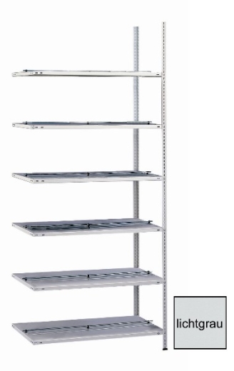 META FIX Anbauregal 2200 x 1000 x 600 mm, 6 Böden