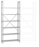 MANUFLEX Archiv-Grundregal 2250x960x300 mm, 6 Böden MANUFLEX Archiv-Grundregal 2250x960x300 mm, 6 Böden