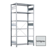 META CLIP Grundregal 2500 x 1300 x 500 mm, 6 Böden, lichtgrau META CLIP Grundregal 2500 x 1300 x 500 mm, 6 Böden, lichtgrau