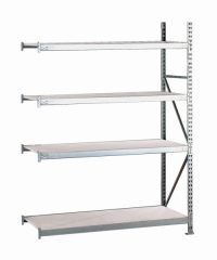 META MINI-RACK Anbauregal 2500 x 1400 x 650 mm, 4 Ebenen, Stahlpaneelauflage META MINI-RACK Anbauregal 2500 x 1400 x 650 mm, 4 Ebenen, Stahlpaneelauflage