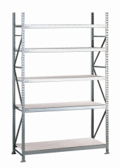 META MINI-RACK Grundregal 2500 x 2600 x 650 mm, 4 Ebenen, Stahlpaneelauflage